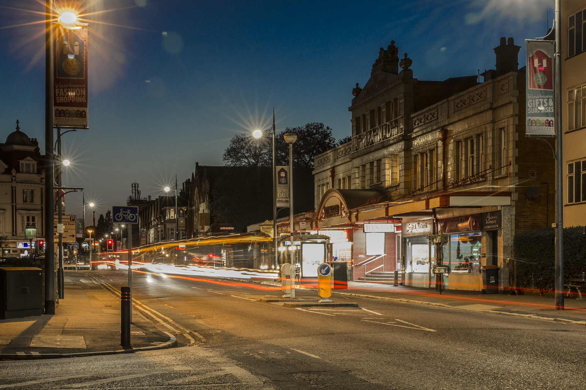 Westbourne Life: Grand Bingo Hall and looking west towards Westbourne.