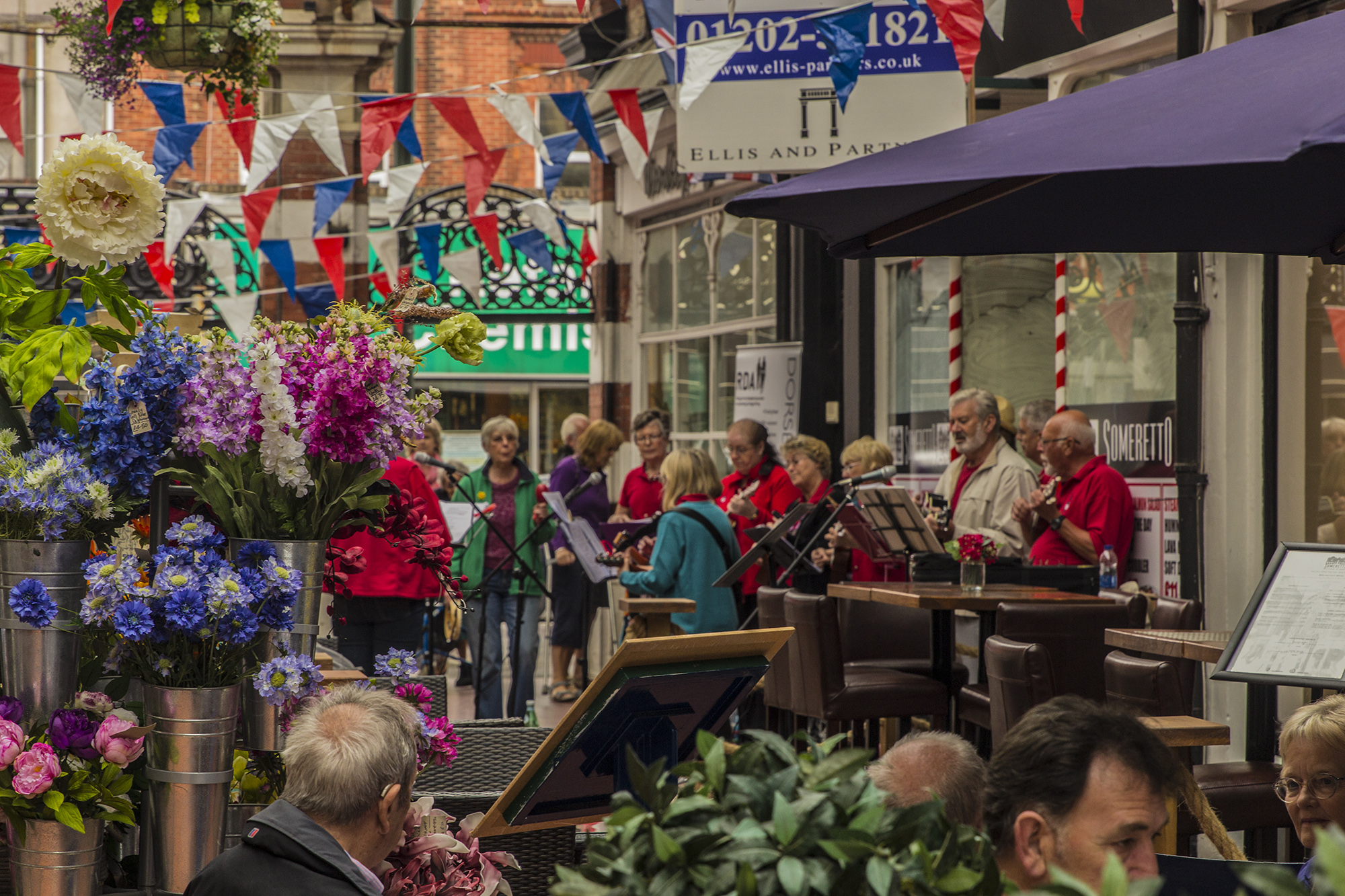 Westbourne in Bloom and Ukulele band